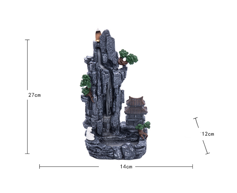 Mountain Stream Backflow Incense Burner