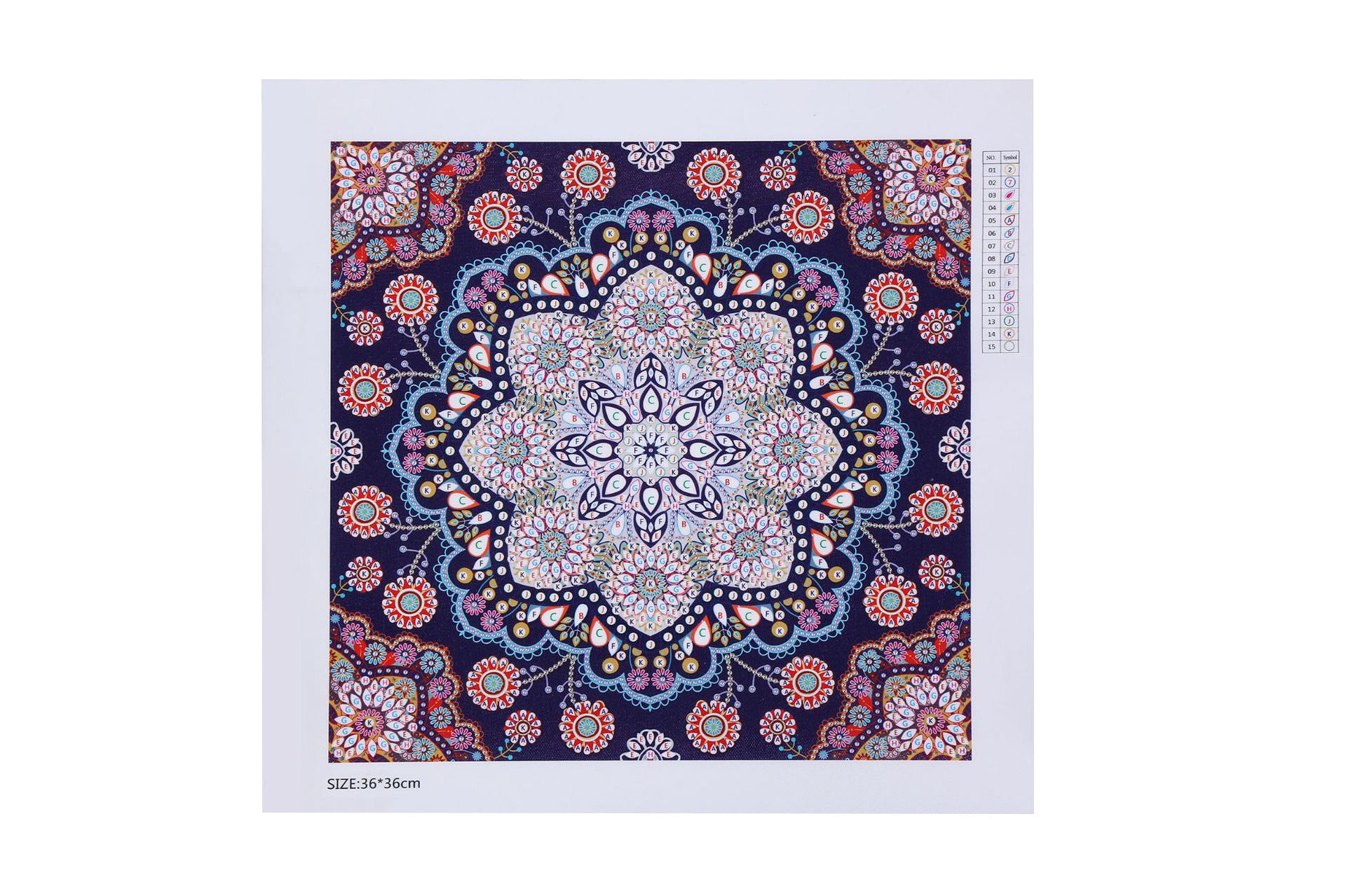 Abstract Shaped Mandala Diamond Painting