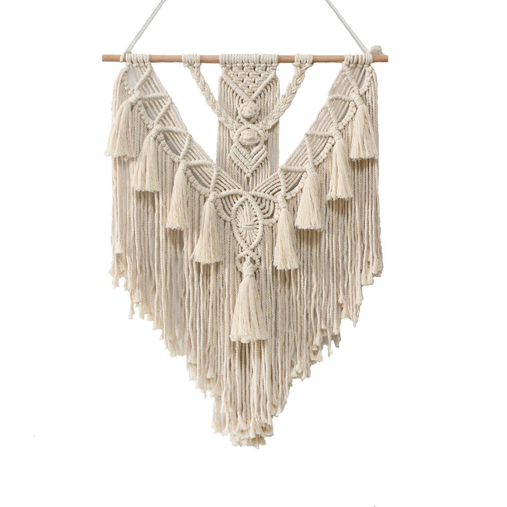Hand-woven Macrame Wall Hanging Tapestry