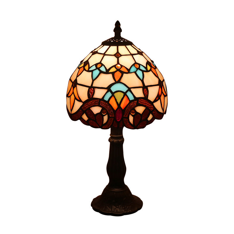 Mediterranean Mosaic Glass Table Lamp