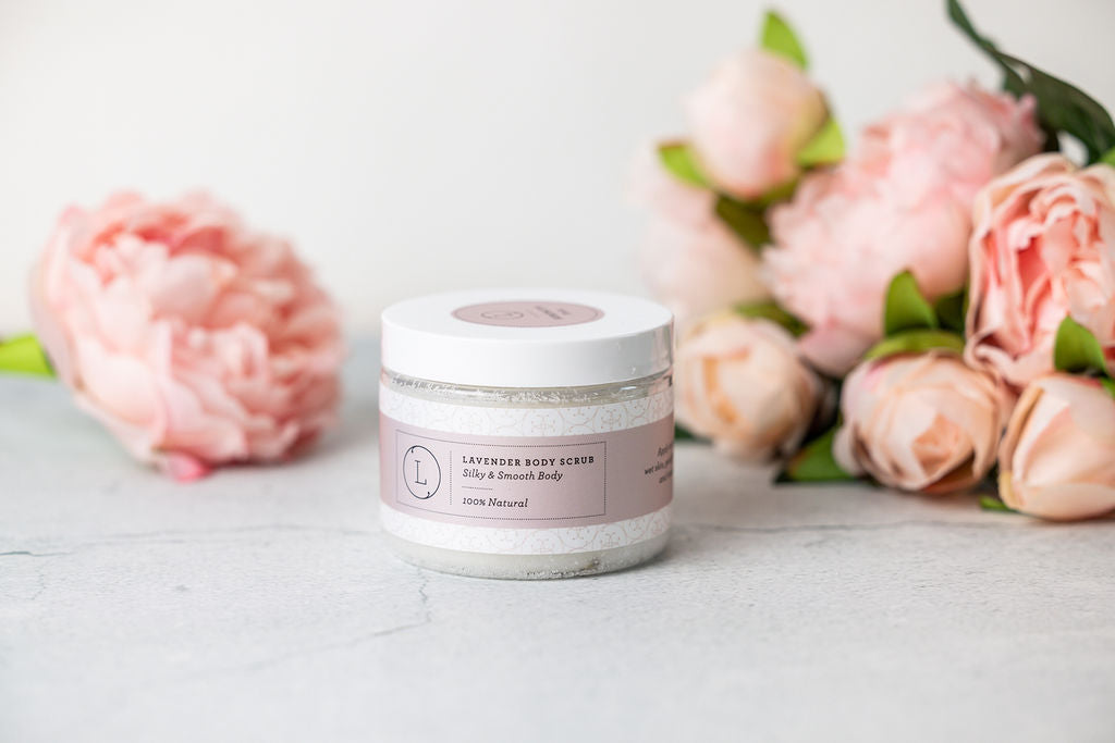 Lavender CBD Body Salt Scrub