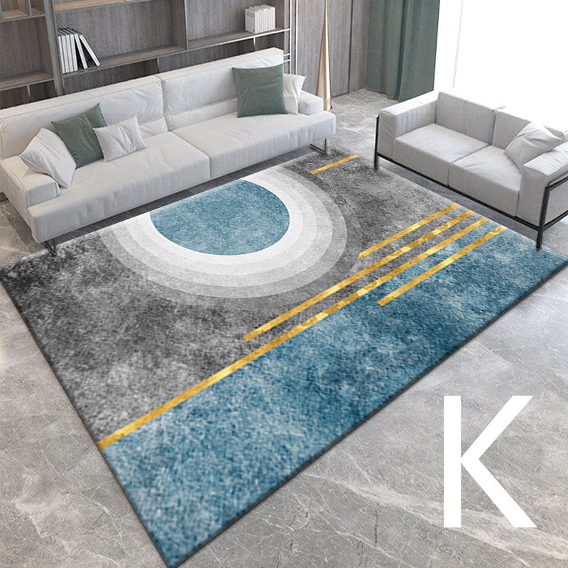 3D Light Luxury Style Floor Mat — Bedroom Bedside Carpet
