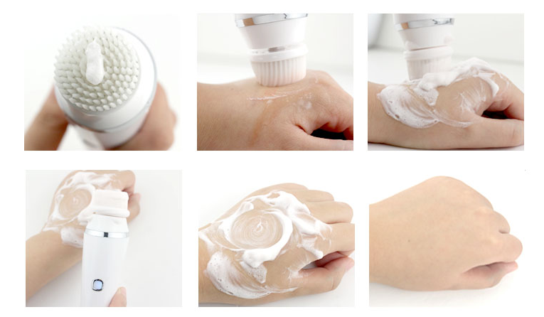 Multifunctional 3-in-1 Facial Cleansing Brush