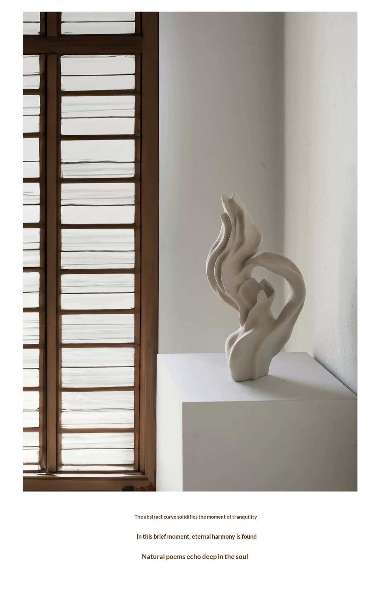 Wabisabi Style Handcrafted Artistic Vase Sculpture