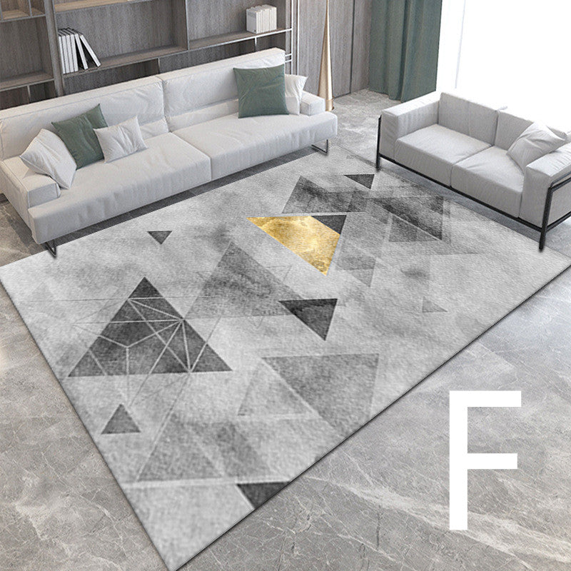 3D Light Luxury Style Floor Mat — Bedroom Bedside Carpet