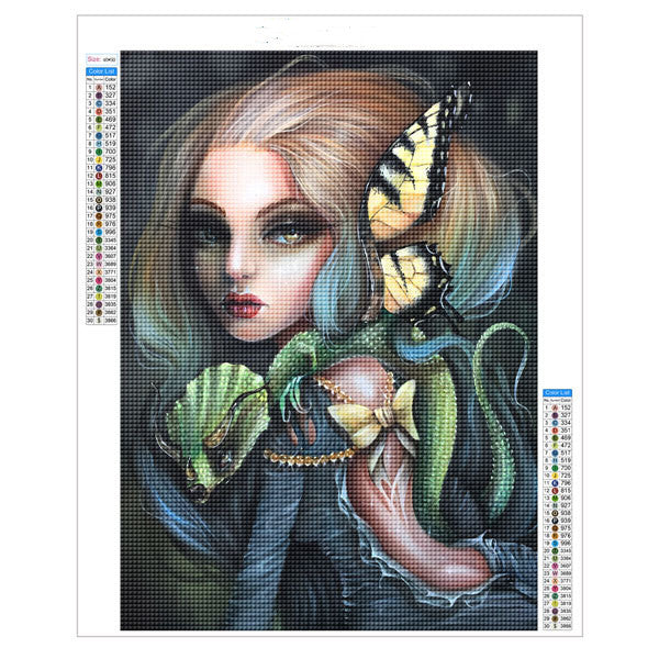 Gothic Forest Goddess Diamond Painting Kit