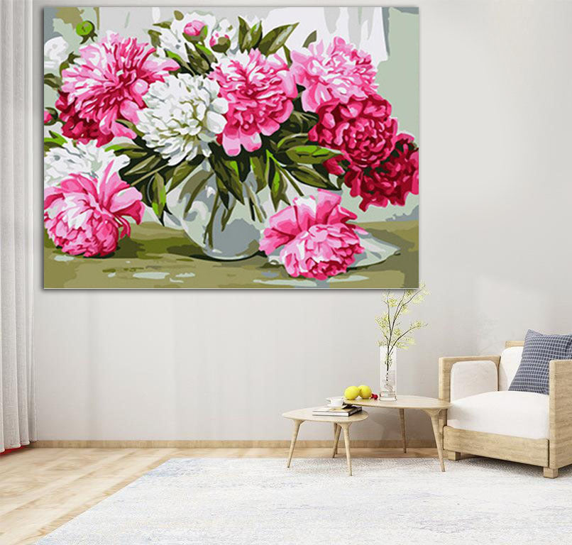 Peony Diamond Painting