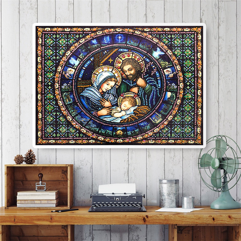 Virgin Mary Diamond Painting