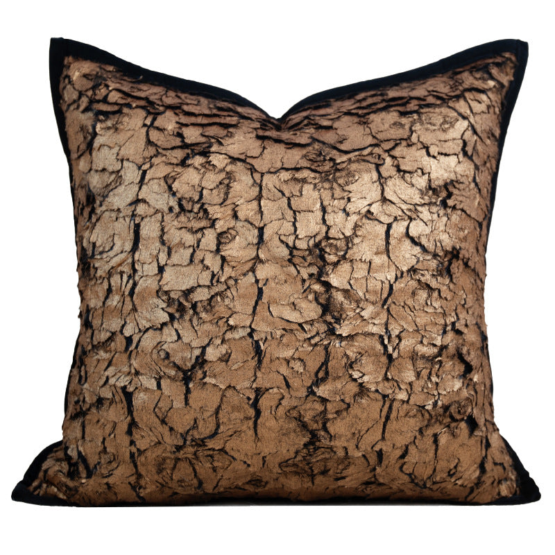 Misty Forest Geometric Throw Pillow – Modern Minimalist Home Decor