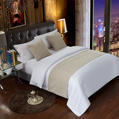 Chinese Classical Style Bed Runner & Pillow Set