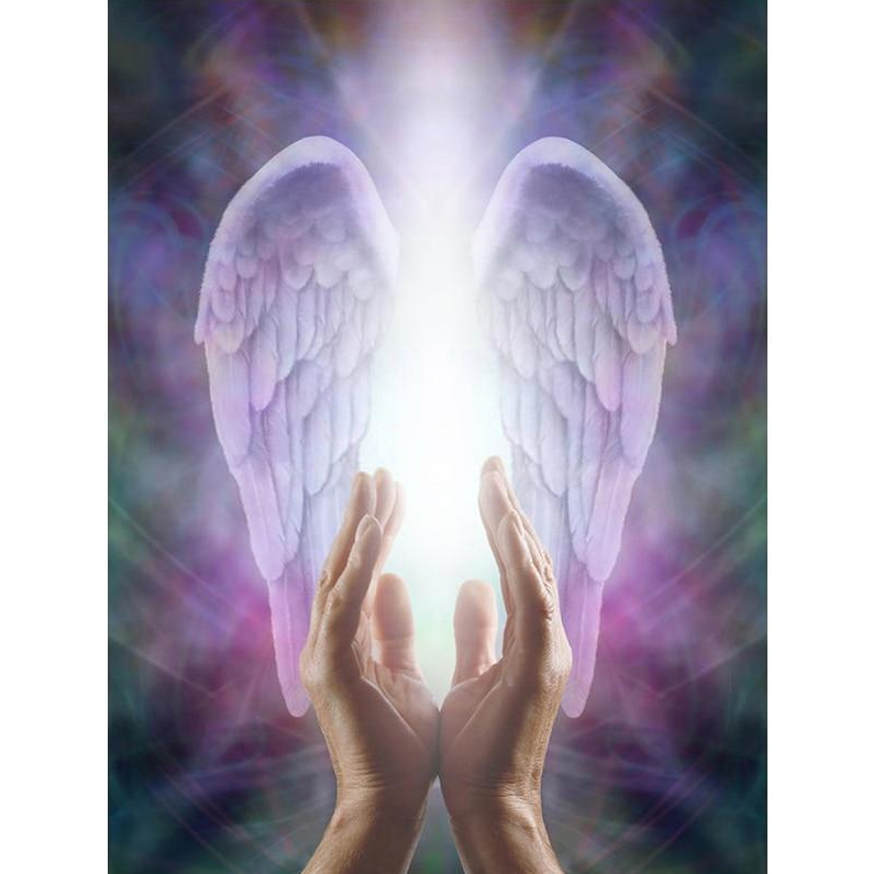 Wings & Prayer Diamond Painting - 5D DIY Diamond Art Kit 12" x 16" with Resin Drills | Azurra Shop