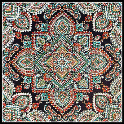 Mandala Shaped Flower Diamond Painting