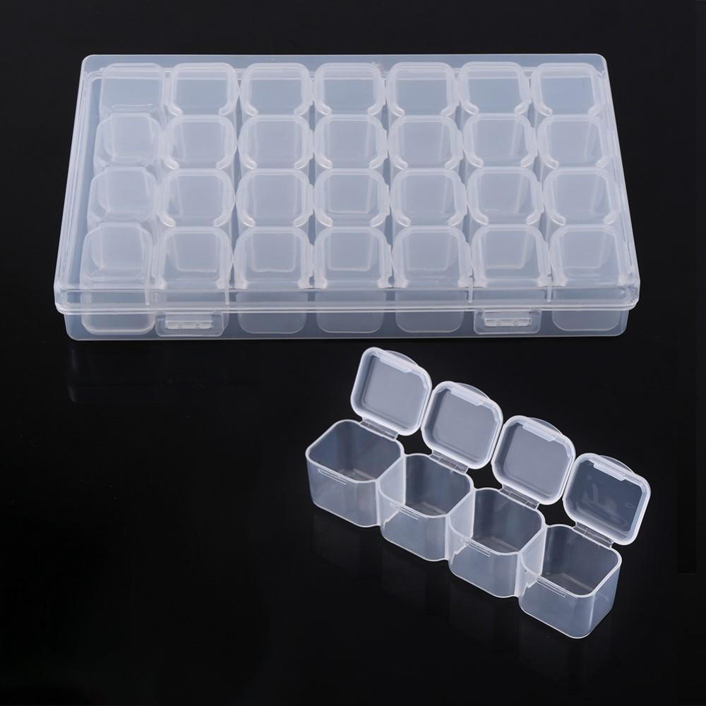 Diamond Painting Storage Box with Grid Compartments