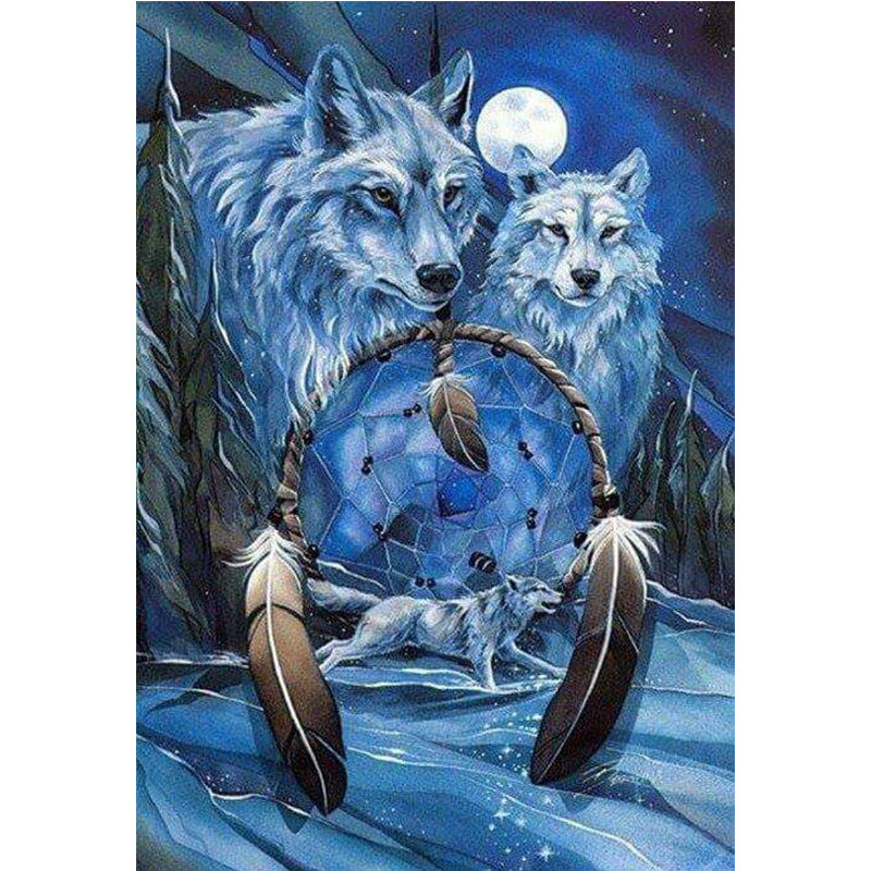 Wolf & Animal Landscape Diamond Painting