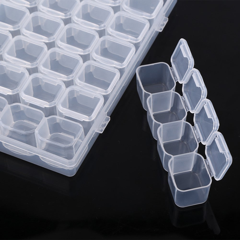 Diamond Painting Storage Box with Grid Compartments