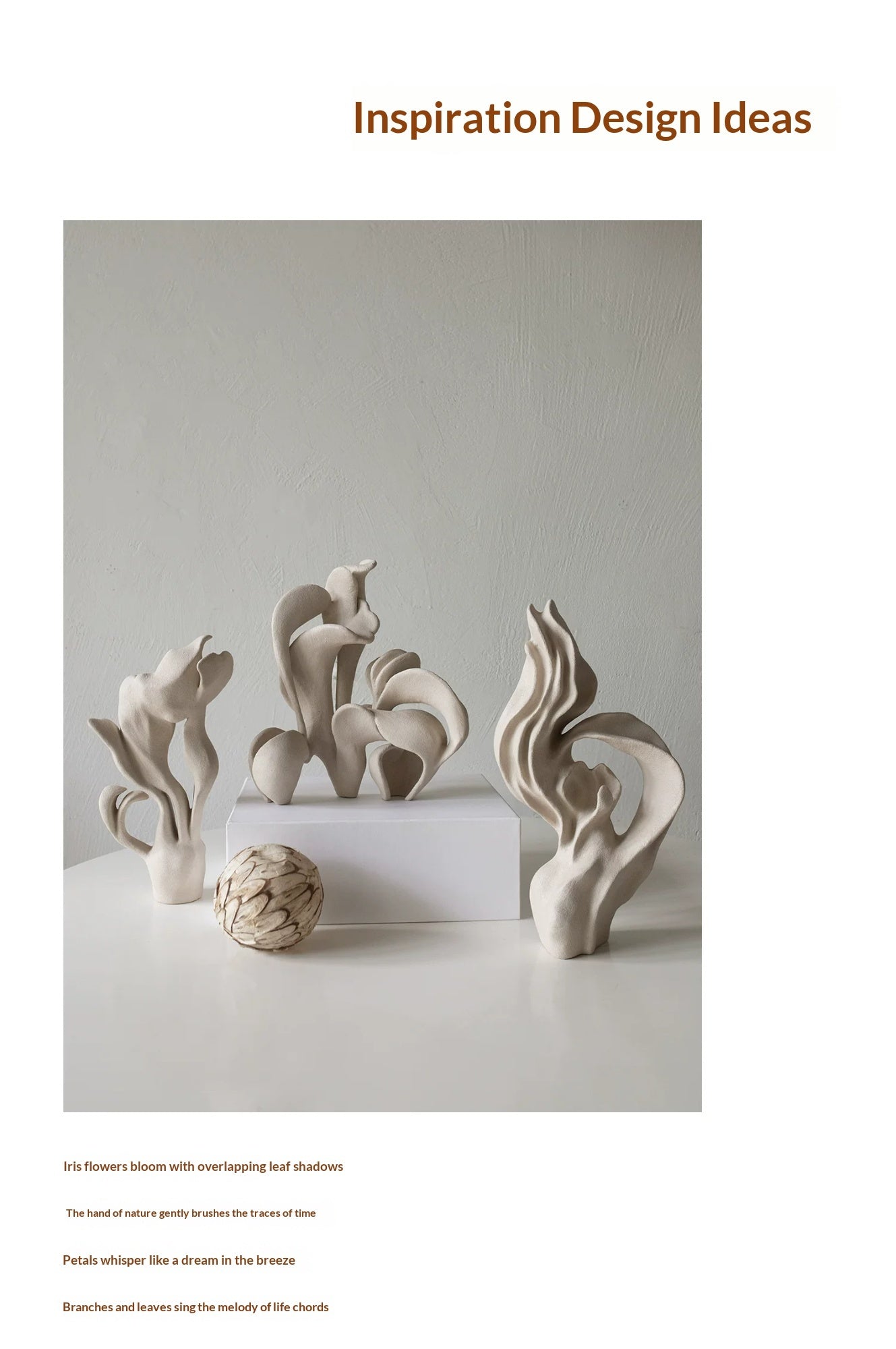 Wabisabi Style Handcrafted Artistic Vase Sculpture