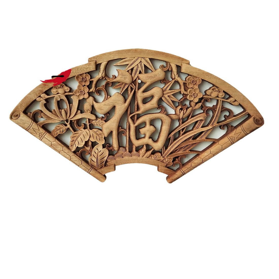 Chinese-style Dongyang Wood-carved Pendant Craft