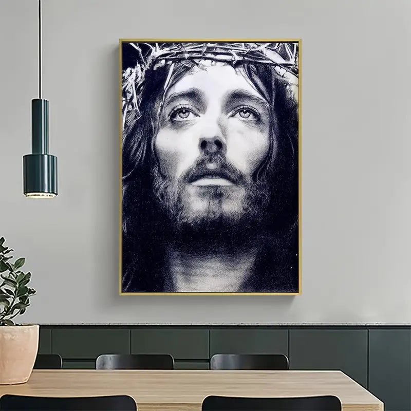 Portrait of Jesus diamond painting kit – 12x16" full-drill Christian religious wall art gift of faith by Azurra Shop