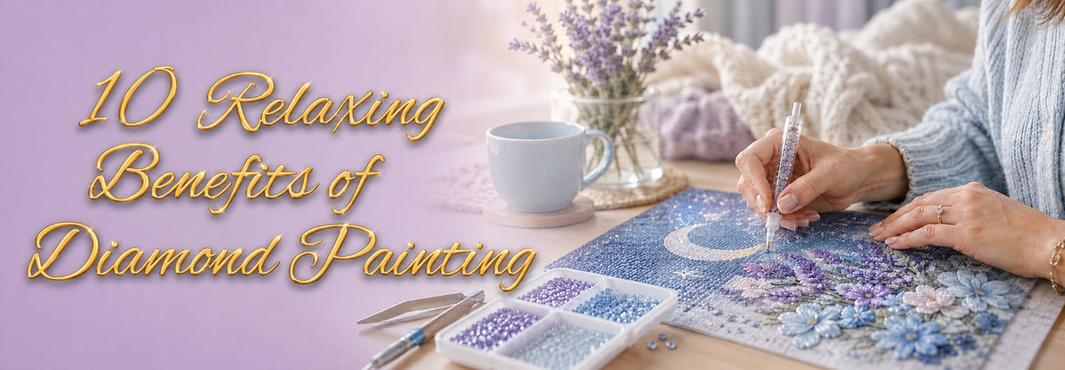 10 Relaxing Benefits of Diamond Painting You May Not Know