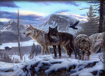 Wolf &amp; Animal Landscape Diamond Painting