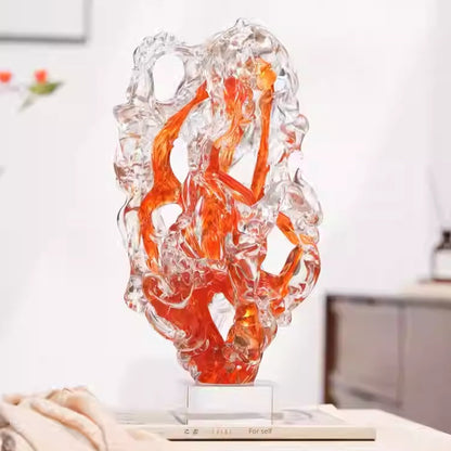Taihu Stone Handmade Glass Ornament