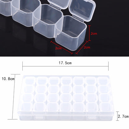 Diamond Painting Storage Box with Grid Compartments