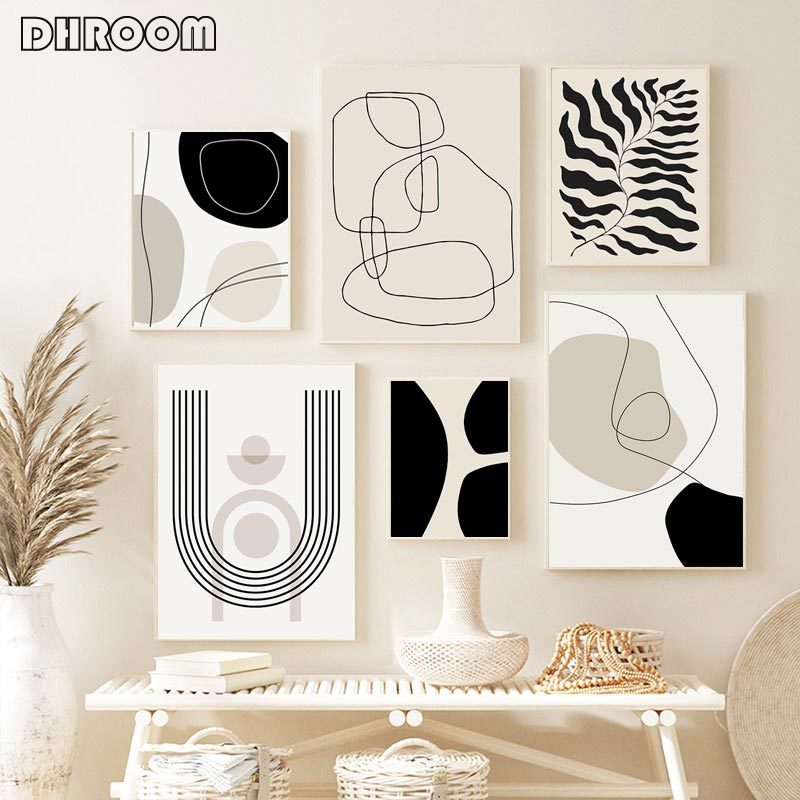 Abstract Boho Canvas Wall Art
