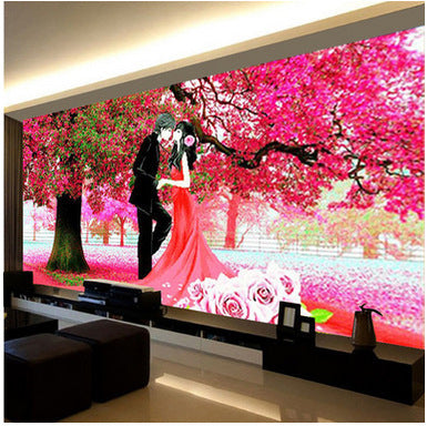 Romantic Diamond Painting - Full Drill Panoramic 5D DIY Kit, 4 Sizes up to 28"x71" | Azurra Shop