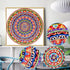 Mandala shaped diamond painting kit – 12x12" bright and special-shaped diamonds by Azurra Shop