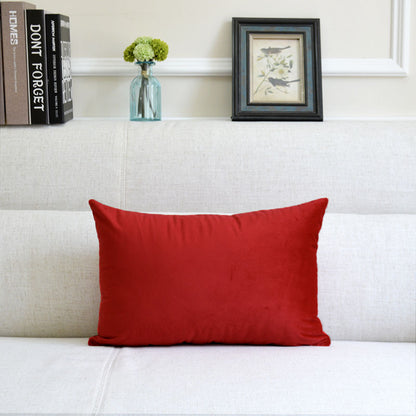 Sofa Velvet Throw Pillow — 12x20"