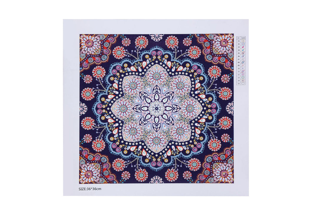 Abstract Shaped Mandala Diamond Painting