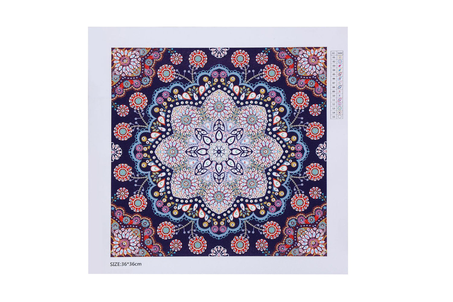 Abstract Shaped Mandala Diamond Painting