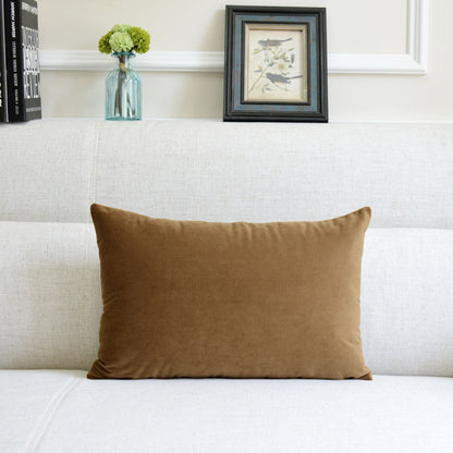 Sofa Velvet Throw Pillow — 12x20"