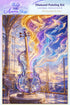 The Song Inside the Glass Azurra Exclusive 5D diamond painting kit hero artwork