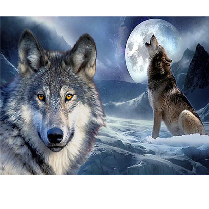 Wolf Diamond Painting kit, 6 scenes, full drill round and square, sizes 8X12" to 20X28" – Azurra Shop
