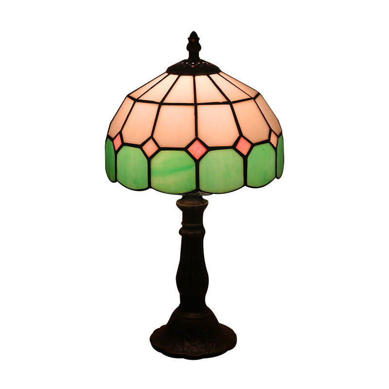 Mediterranean Mosaic Glass Table Lamp