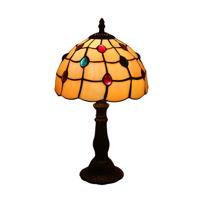Mediterranean Mosaic Glass Table Lamp