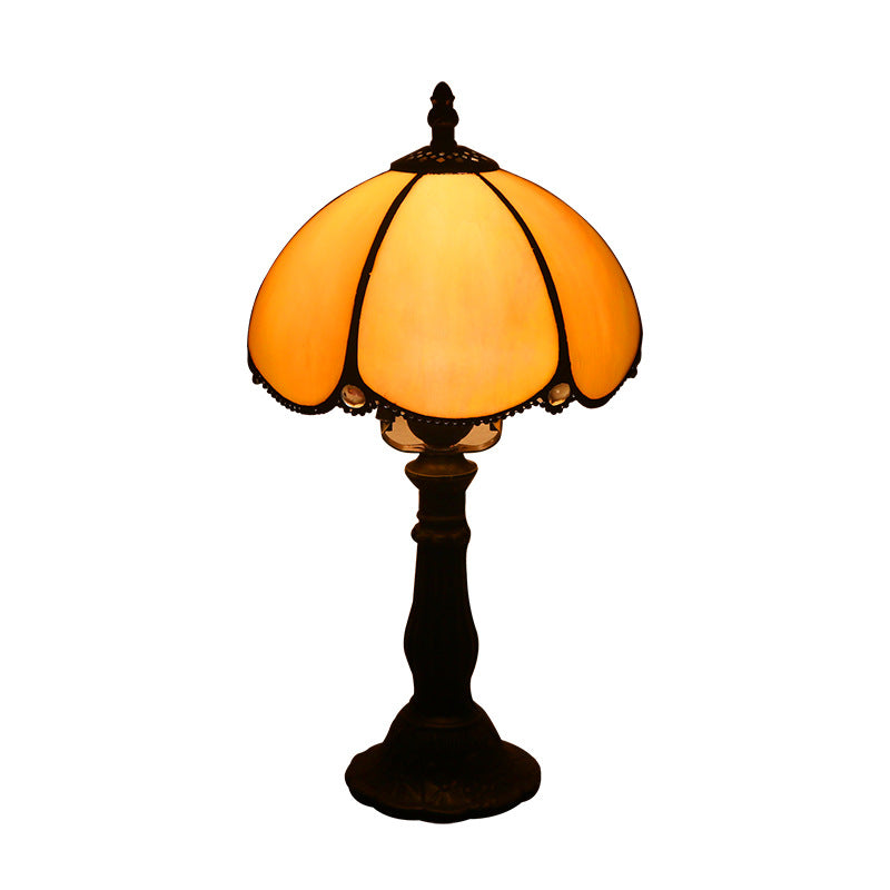 Mediterranean Mosaic Glass Table Lamp