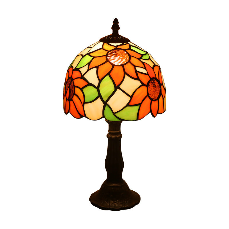 Mediterranean Mosaic Glass Table Lamp