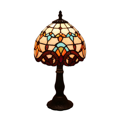 Mediterranean Mosaic Glass Table Lamp