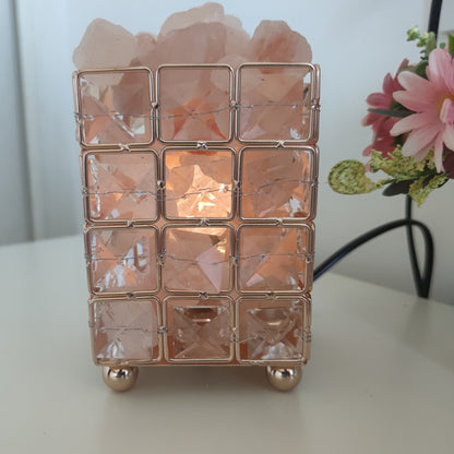 Crystal Salt Table Lamp