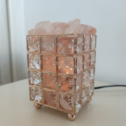 Crystal Salt Table Lamp