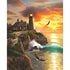 Sunset landscape diamond painting kit – 12x16" to 32x40" round or square drill golden hour nature wall art by Azurra Shop