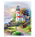 Lighthouse diamond painting kit – 6x8" to 28x35" round or square drill coastal nautical wall art by Azurra Shop