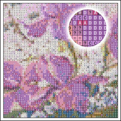 Cherry Blossom by Stream Diamond Painting