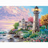Cliffside lighthouse diamond painting kit – 8x10" to 24x32" round or square drill coastal nature wall art by Azurra Shop