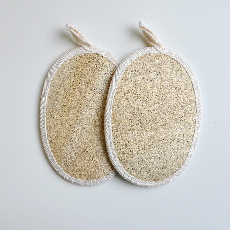 Japanese Loofah Sponge Bath Towel — traditional exfoliating bath sponge for smooth, refreshed skin, available in multiple colors — Azurra Shop