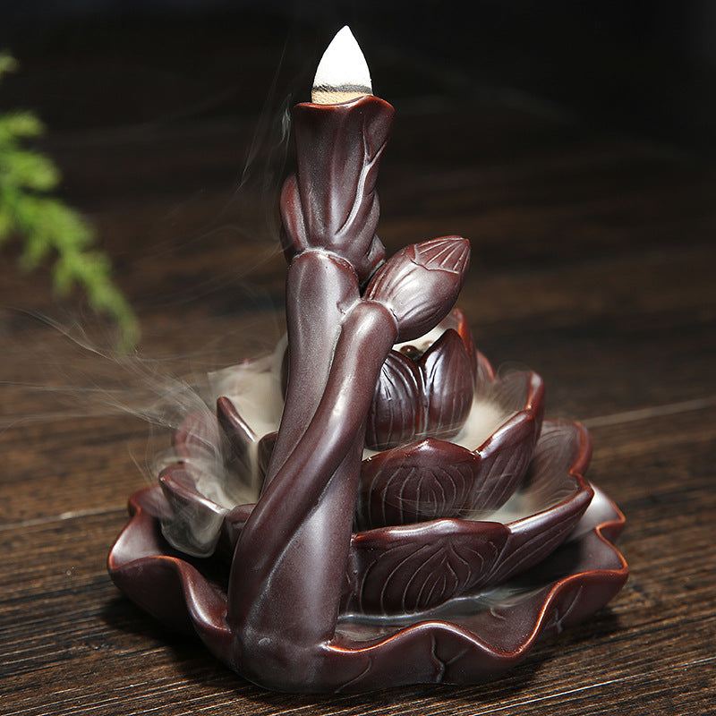 Lotus Backflow Incense Burner