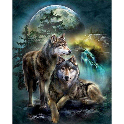 Wolf &amp; Animal Landscape Diamond Painting