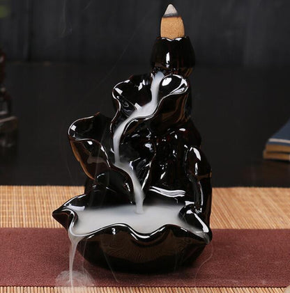 Ceramic Aromatherapy Stove: > Ceramic Aromatherapy Stove — handcrafted ceramic, elegant home decor, essential oil &amp; incense compatible — Azurra Shop